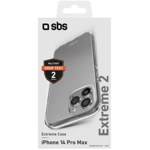 SBS Extreme X2 dėklas skirtas Apple iPhone 14 Pro Max Transparent