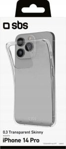 SBS Skinny Clear Apple iPhone 14 Pro dėklas Transparent