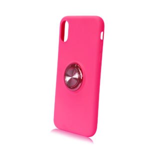 silikoninis RING Dėklas Apple iPhone 7 PLUS / 8 PLUS PINK - Image 2