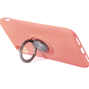 Silikoninis dėklas Ring Apple iPhone 12 Pro Max LIGHT PINK