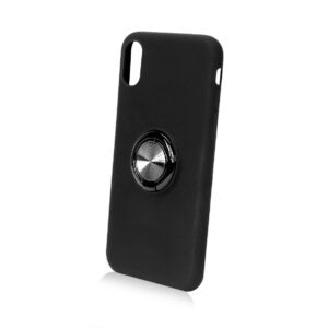 Silikoninis dėklas Ring Samsung Galaxy A02S juodos spalvos - Image 2