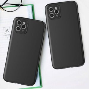 SOFT Dėklas Dėklas FOR XIAOMI REDMI A1+ THIN silikoninis COVER juodos spalvos - Image 5