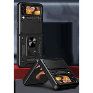 TECH-ProTECT CAMSHIELD Pro Galaxy Z FLIP 4 juodos spalvos - Image 7