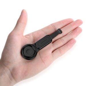 USAMS Adapter AU06 2w1 Lightning - 2 x lightning + ring holder juodos spalvos SJ274LN01 (US-SJ274) - Image 4