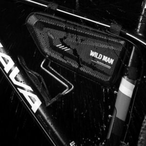 WILDMAN "E4" BLACK WATERPROOF BIKE BAG - Image 4