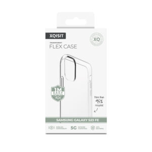 XQISIT NP Flex dėklas Anti Bac, RECYCLED skirtas Galaxy S23 FE clear