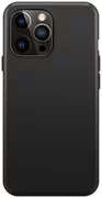 XQISIT NP Silicone dėklas Anti Bac for iPhone 14 Midnight juodos spalvos