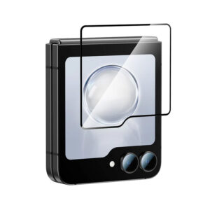 Benks Apsauginis stiklas Glass Warrior HD for Samsung Galaxy Z Flip 7 juodos spalvos