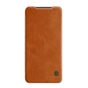 Nillkin Qin skirtas Apple iPhone 12 Pro Max brown case