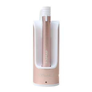 Awei Bluetooth Headset A835BL with a holder and power bank Rose gold - Image 1