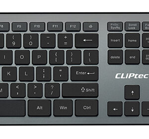 Cliptec Set of multimedia keyboard + optical mouse 1200DPI Slimline Air RZK350 wireless black