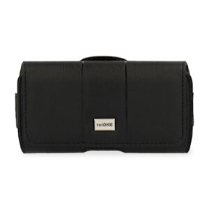 Telone MAX Belt Holster (SIZE 13) skirtas Apple iPhone 7/8/11 Pro/12 Mini/13 Mini/SE 2020/SE 2022/X/XS black, leather (140x70x14 mm)