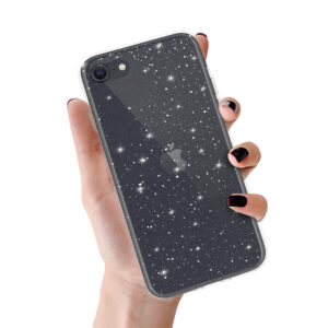 Crystal Glitter Dėklas skirtas Apple iPhone 7 / 8 / SE 2020/SE 2022 Silver - Image 1