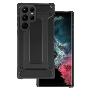 Armor Carbon Dėklas skirtas Samsung Galaxy S22 Ultra juodos spalvos