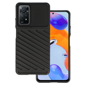 Thunder Dėklas for Xiaomi Redmi Note 11 Pro/Note 11 Pro 5G juodos spalvos