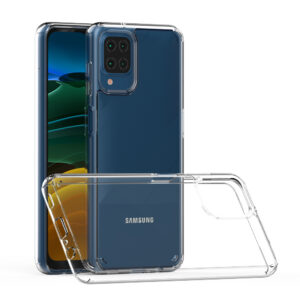 Clear Dėklas skirtas Samsung Galaxy A12 Przezroczysty