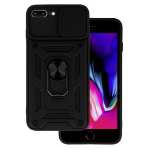Slide Camera Armor Dėklas skirtas Apple iPhone 7 Plus/8 Plus juodos spalvos