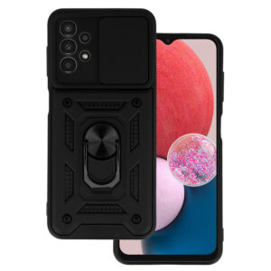 Slide Camera Armor Dėklas skirtas Samsung Galaxy A13 4G juodos spalvos