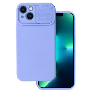 Camshield Soft skirtas Apple iPhone 14 Light purple