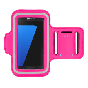 Armband SLIM Type 1 Dėklas skirtas Apple iPhone 15 Pro Max/16 Pro Max/Samsung A15/A16/A25/A34/A55/M35/S20 FE/S24 FE/S24 Plus/S24 Ultra (6,0 Inches) PINK