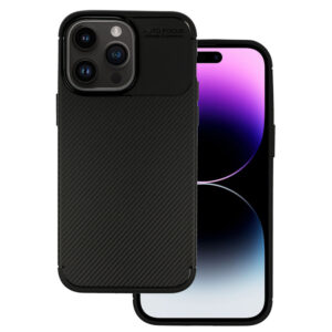 Vennus Carbon Elite skirtas Apple iPhone 14 Pro Max juodos spalvos
