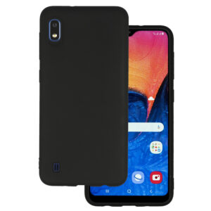 Back Dėklas MATT skirtas Samsung Galaxy A10 juodos spalvos