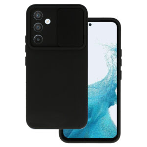 Camshield Soft skirtas Samsung Galaxy A34 5G juodos spalvos