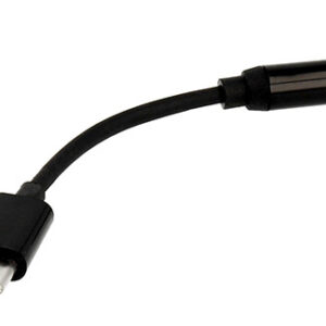 Earphones Adapter - Type C to Jack 3,5mm - juodos spalvos