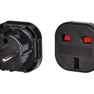 Charger adapter - England-Poland - juodos spalvos