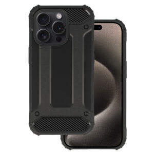Armor Carbon Dėklas skirtas Apple iPhone 15 Pro juodos spalvos