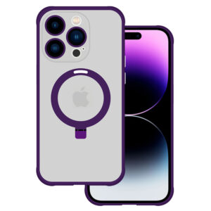 Tel Protect Magical Magsafe Stand Dėklas skirtas Apple iPhone 15 Pro purple