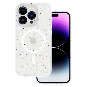 Tel Protect Magnetic Splash Frosted Dėklas skirtas Apple iPhone 15 Plus White