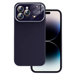 Soft Silicone Lens Dėklas skirtas Apple iPhone 13 Pro Max purple