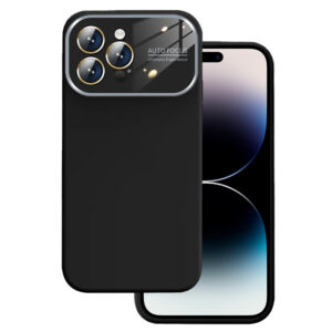 Soft Silicone Lens Dėklas skirtas Apple iPhone 14 Pro Max black