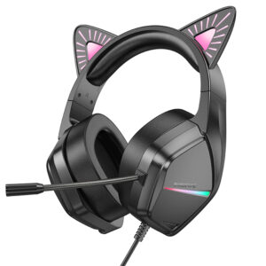 Borofone Ausinės BO106 Cute Cat Ear gaming phantom cat