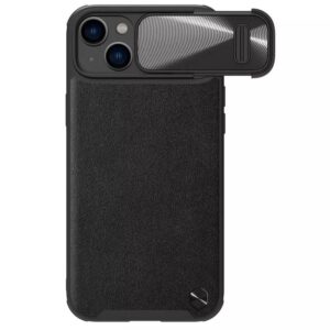 Nillkin CamShield S Leather Dėklas skirtas Apple iPhone 14 black