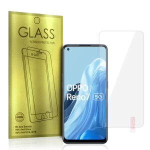 Apsauginis stiklas Gold for OPPO RENO7 4G/RENO7 5G/RENO7 LITE 5G/RENO8 LITE 5G/F21 PRO 5G - Image 1