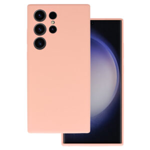 Silicone Lite Dėklas skirtas Samsung Galaxy S23 Ultra peach