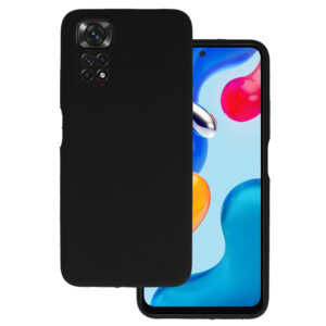 Silicone Lite Dėklas for Xiaomi Redmi Note 11/Note 11S black