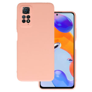 Silicone Lite Dėklas for Xiaomi Redmi Note 11 Pro/Note 11 Pro 5G peach