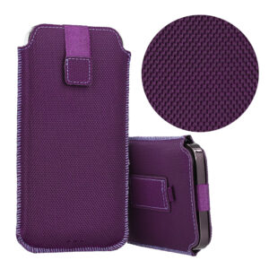 HIT Pouch Dėklas (Size XXL) skirtas Samsung S25 Ultra/S24 Ultra/M35/M23/A16 5G/Xiaomi Redmi 14C design 2 purple