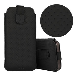 HIT Pouch Dėklas (Size XL) skirtas Apple iPhone 15/15 Pro/Apple iPhone 16/16 Pro/Samsung S24/S24 Plus/S25/S25 Plus/A53/A55 5G design 4 black - Image 1