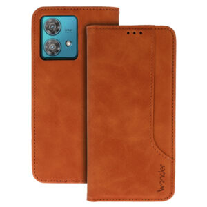 Wonder Prime Dėklas for Motorola Edge 40 Neo brown