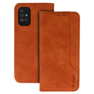 Wonder Prime Dėklas skirtas Samsung Galaxy A51 brown - Image 1