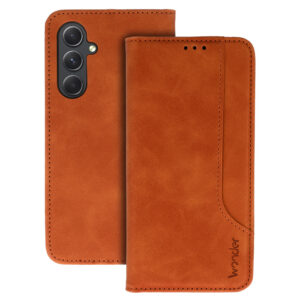 Wonder Prime Dėklas skirtas Samsung Galaxy A54 5G brown - Image 1