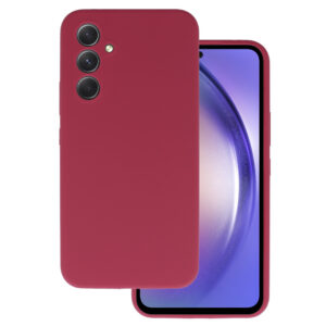 Silicone Lite Dėklas skirtas Samsung Galaxy A55 5G burgundy