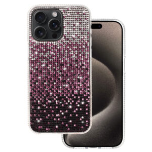 Tel Protect Diamond Dėklas skirtas Apple iPhone 15 Pro Max burgundy