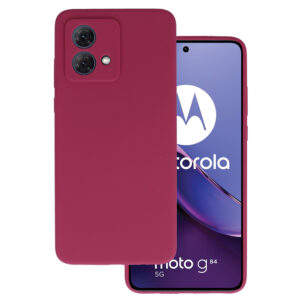Silicone Lite Dėklas for Motorola Moto G84 5G burgundy