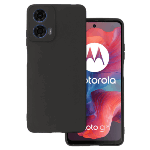 Back Dėklas MATT for MOTOROLA MOTO G04/G24/G04S juodos spalvos