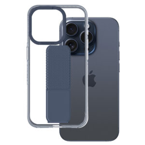 Amazing Thing Titan Pro Holder Dėklas 10FT IP156.1PTHBU skirtas Apple iPhone 15 Pro navy with stand